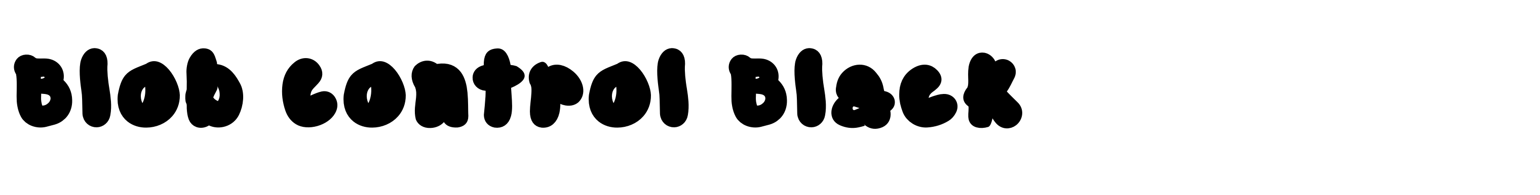 Blob Control Black